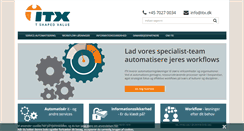 Desktop Screenshot of itx.dk
