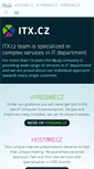Mobile Screenshot of itx.cz